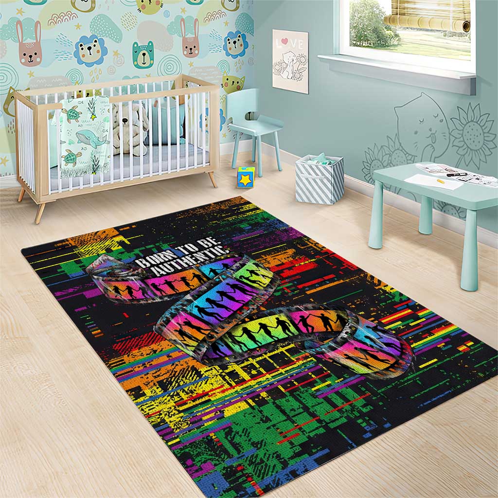 100% Human Area Rug Born to Be Authentic