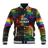 100% Human Baseball Jacket Born to Be Authentic
