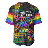 100% Human Baseball Jersey Born to Be Authentic