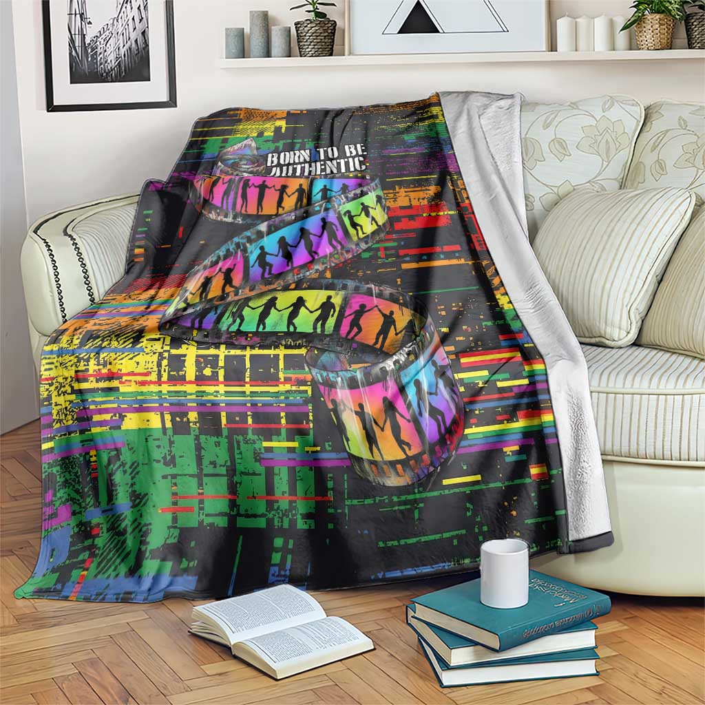100% Human Blanket Born to Be Authentic