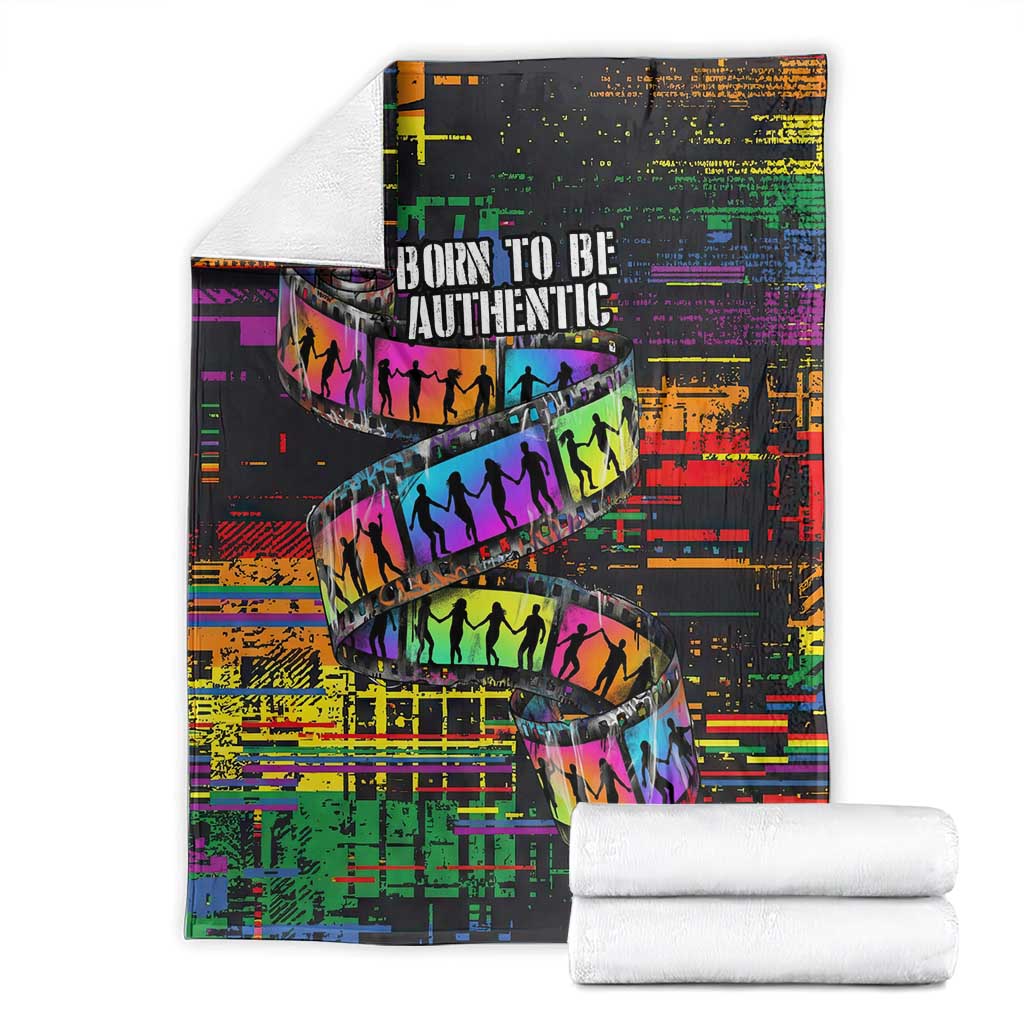 100% Human Blanket Born to Be Authentic