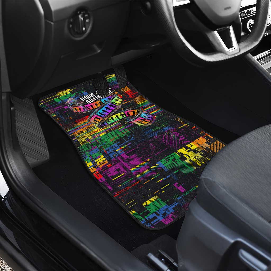 100% Human Car Mats Born to Be Authentic