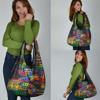 100% Human Grocery Bag Born to Be Authentic