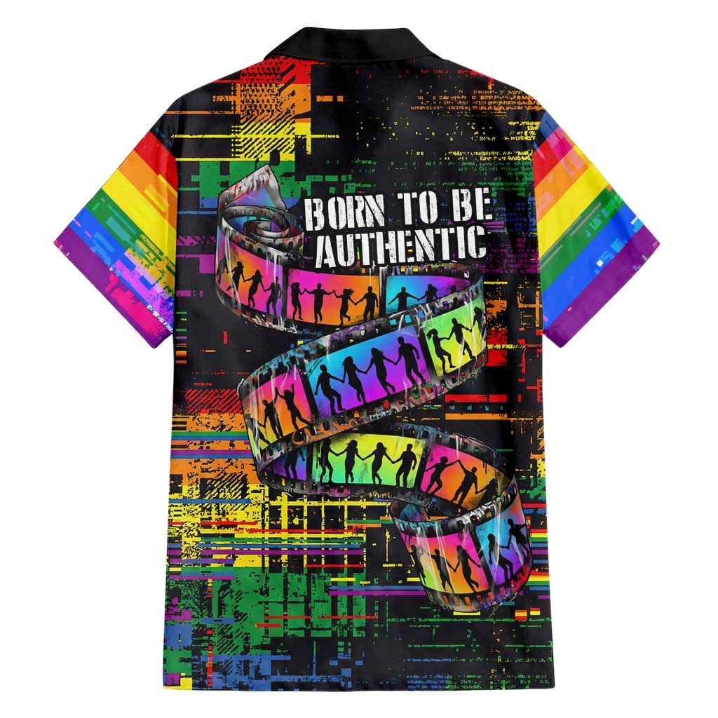 100% Human Hawaiian Shirt Born to Be Authentic