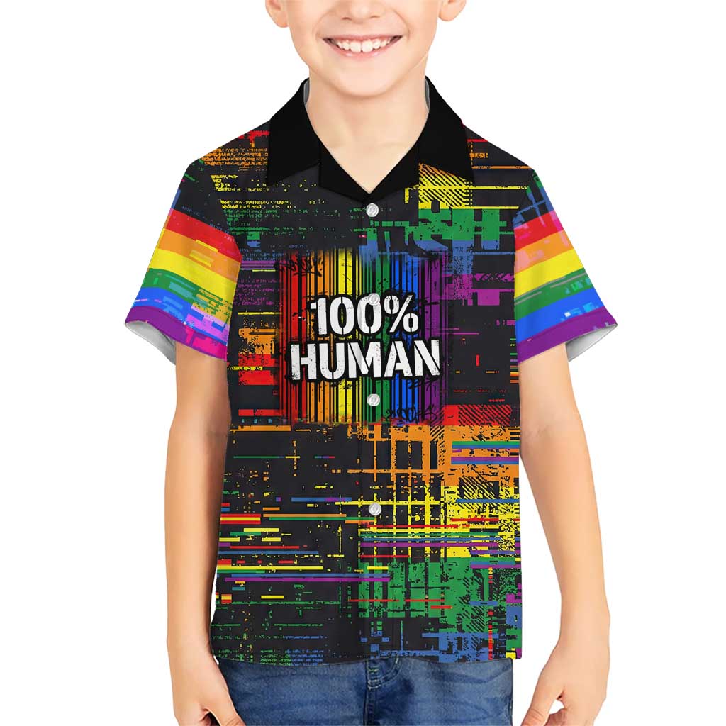 100% Human Hawaiian Shirt Born to Be Authentic