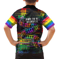100% Human Hawaiian Shirt Born to Be Authentic