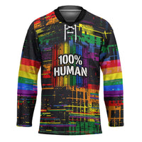 100% Human Hockey Jersey Born to Be Authentic