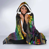 100% Human Hooded Blanket Born to Be Authentic