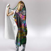 100% Human Hooded Blanket Born to Be Authentic