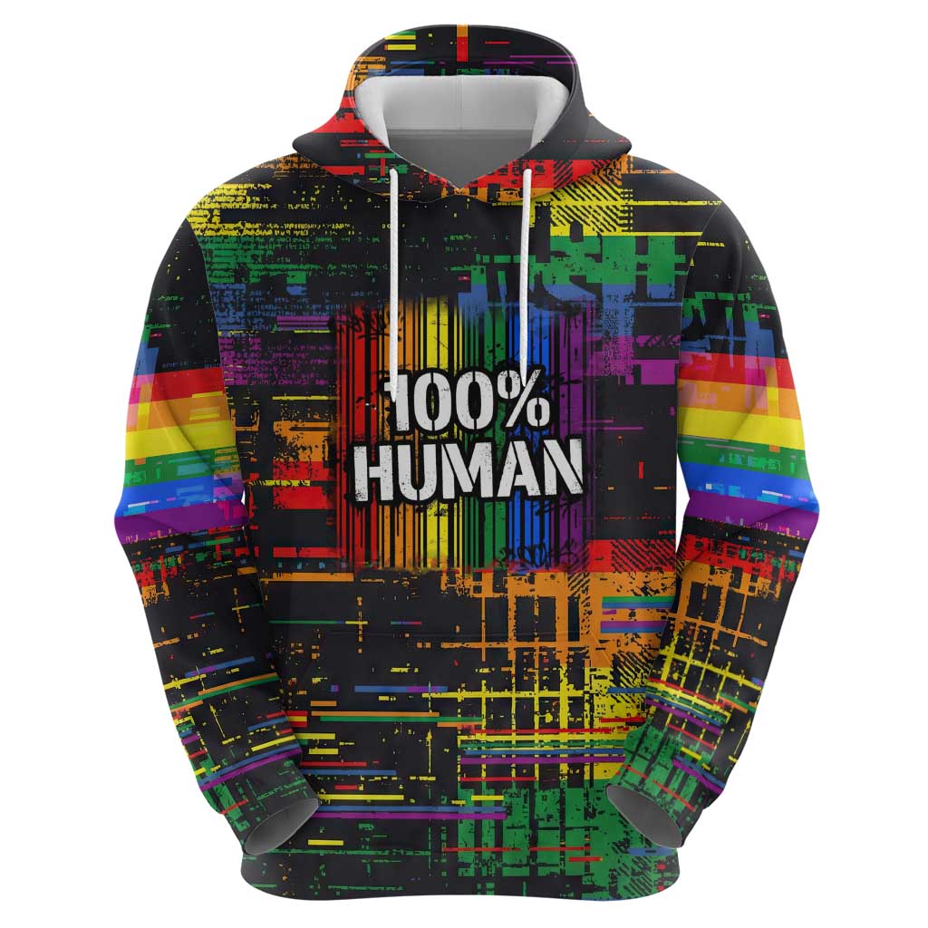 100% Human Hoodie Born to Be Authentic