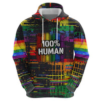 100% Human Hoodie Born to Be Authentic