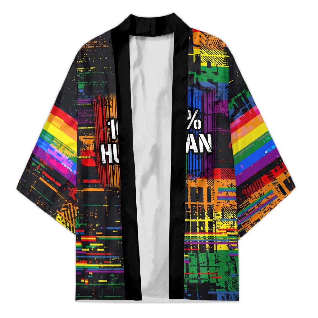 100% Human Kimono Born to Be Authentic