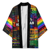 100% Human Kimono Born to Be Authentic