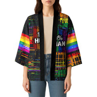 100% Human Kimono Born to Be Authentic