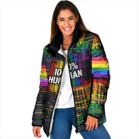 100% Human Padded Jacket Born to Be Authentic