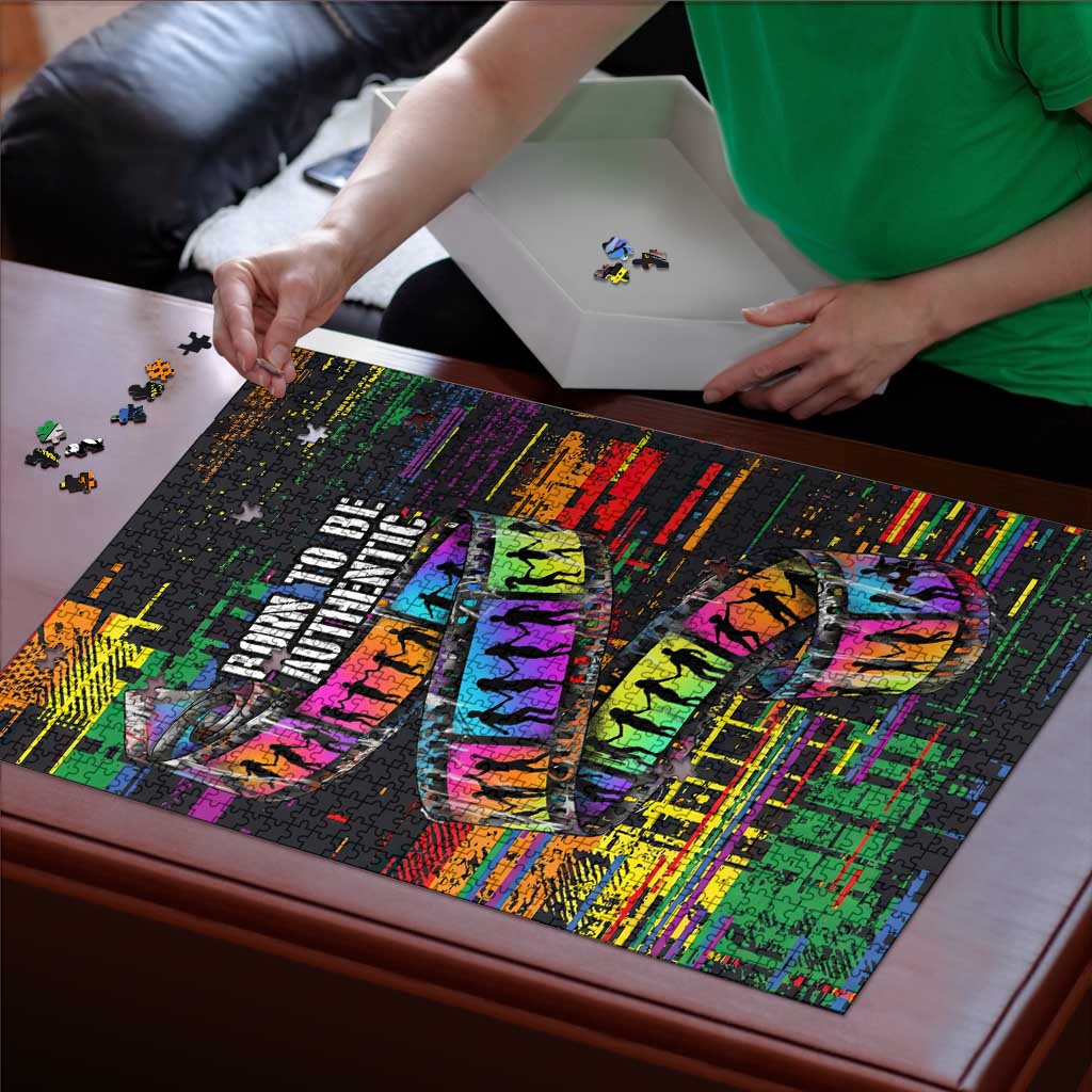 100% Human Puzzle Born to Be Authentic