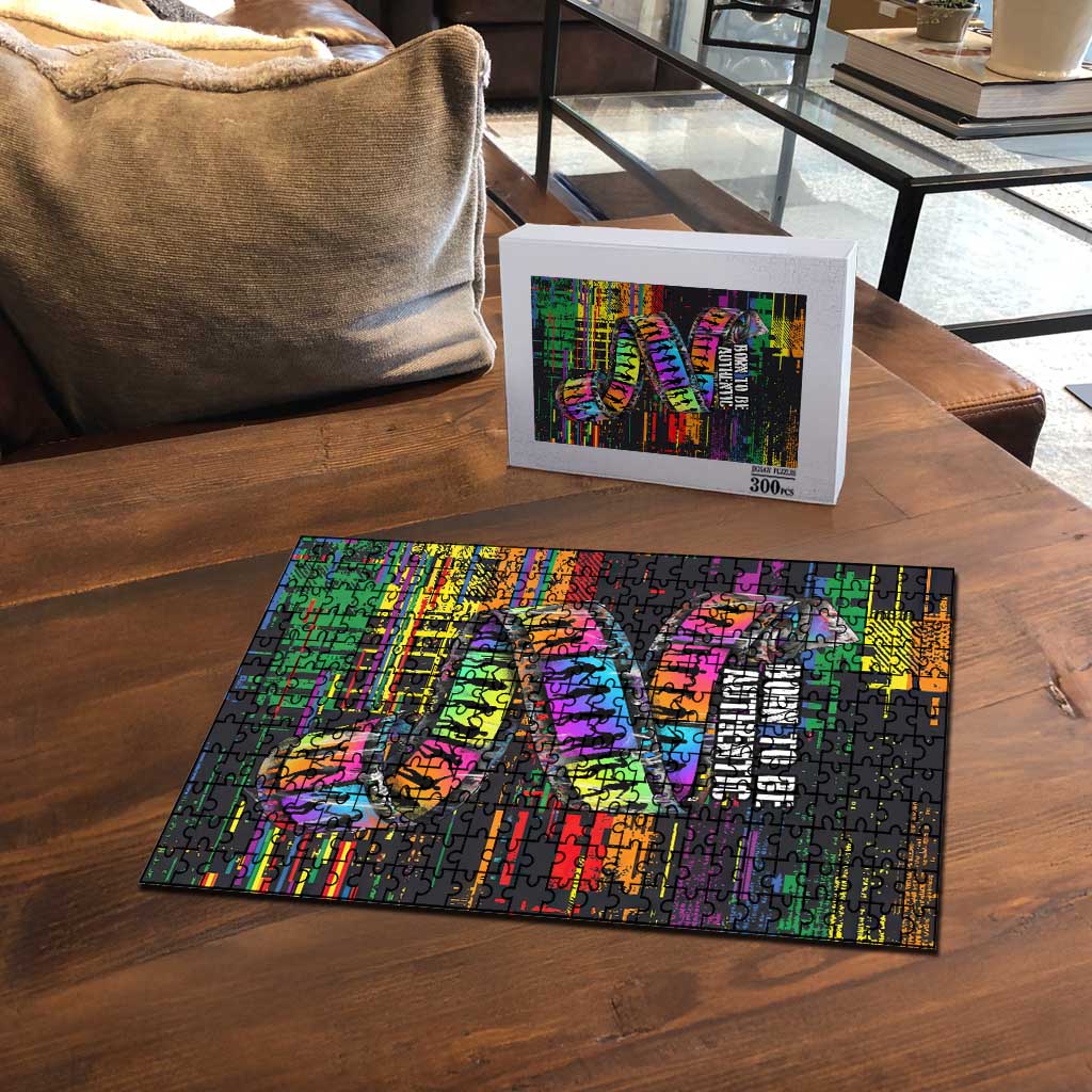 100% Human Puzzle Born to Be Authentic