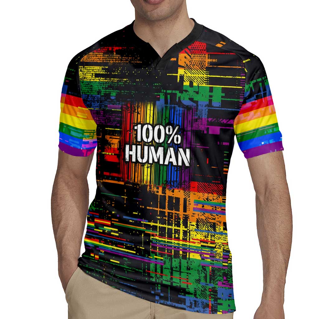 100% Human Rugby Jersey Born to Be Authentic