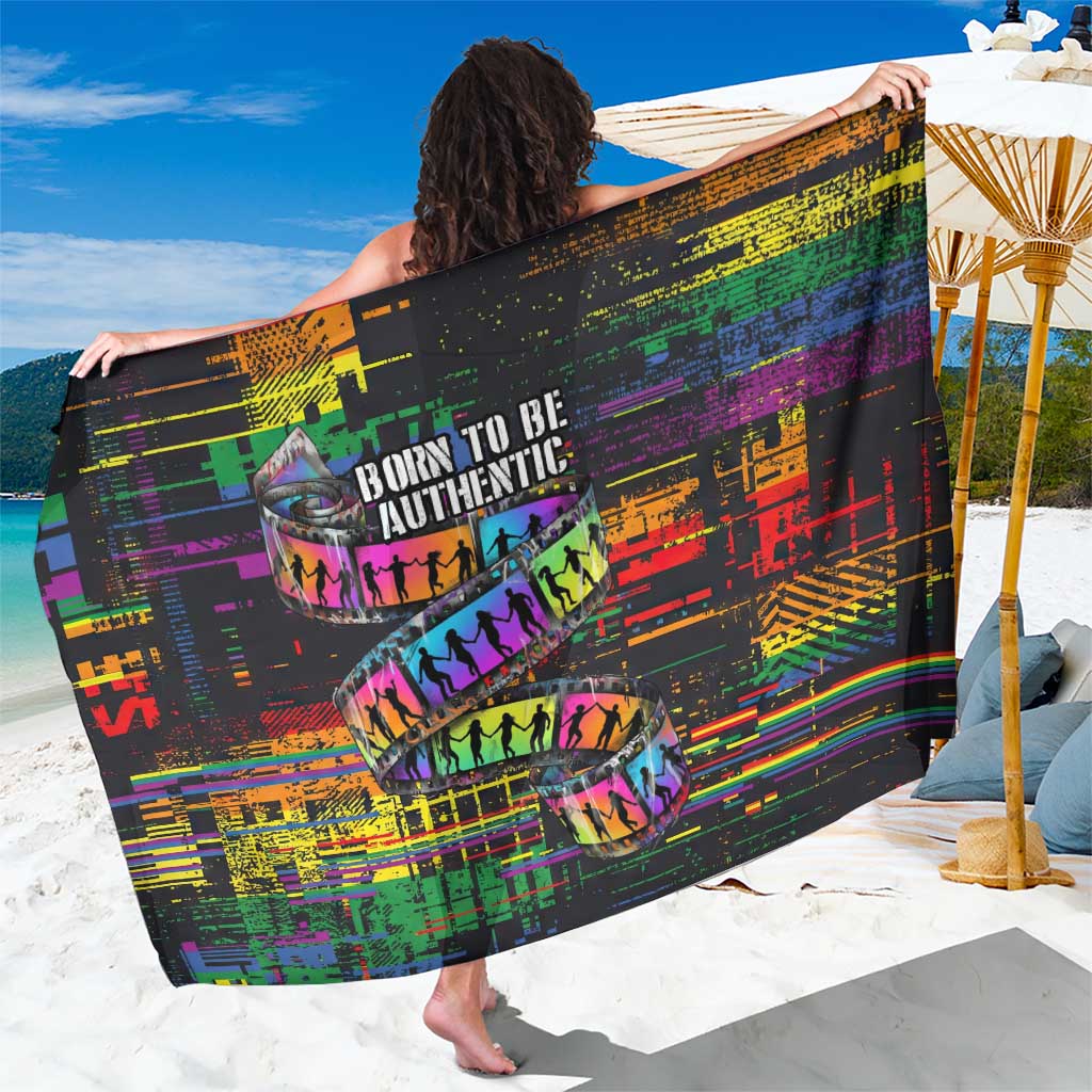 100% Human Sarong Born to Be Authentic