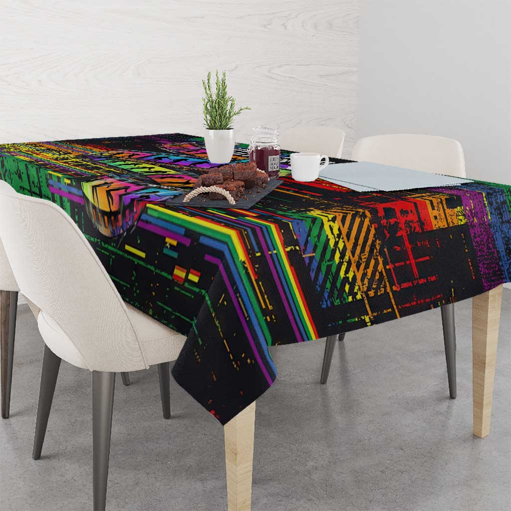 100% Human Tablecloth Born to Be Authentic