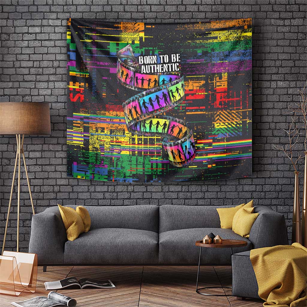 100% Human Tapestry Born to Be Authentic