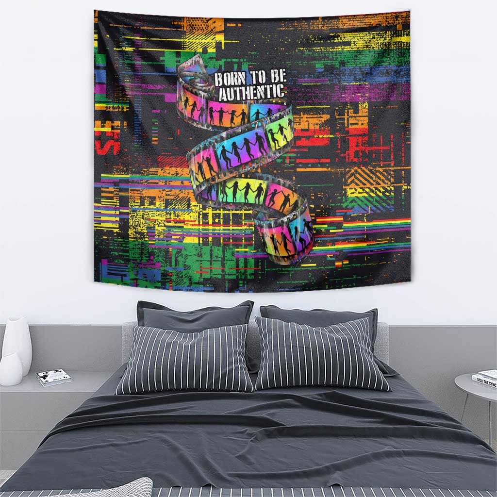 100% Human Tapestry Born to Be Authentic