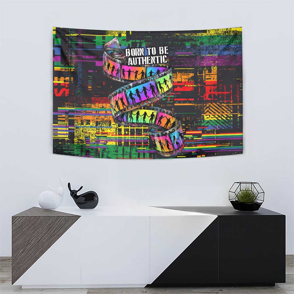 100% Human Tapestry Born to Be Authentic