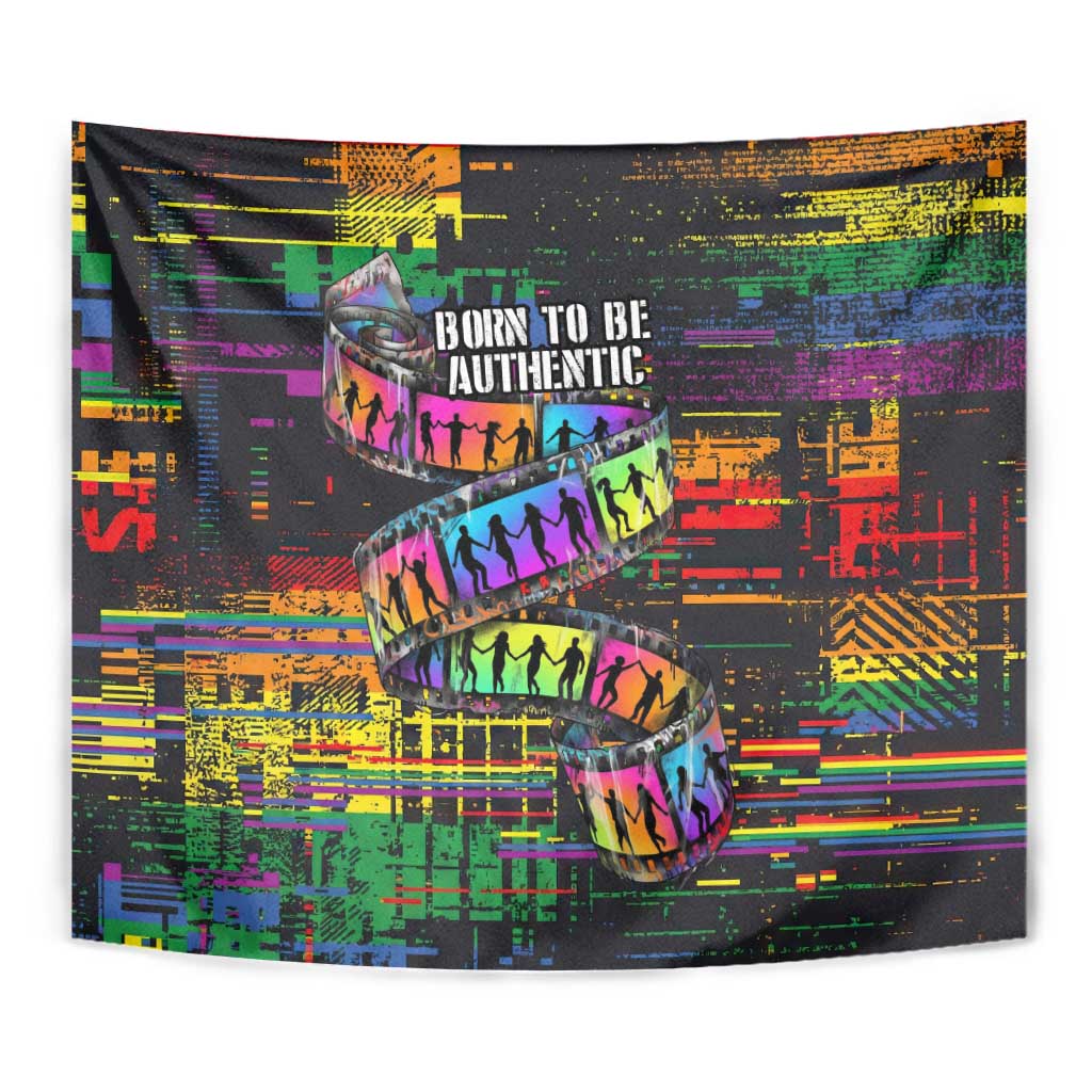 100% Human Tapestry Born to Be Authentic