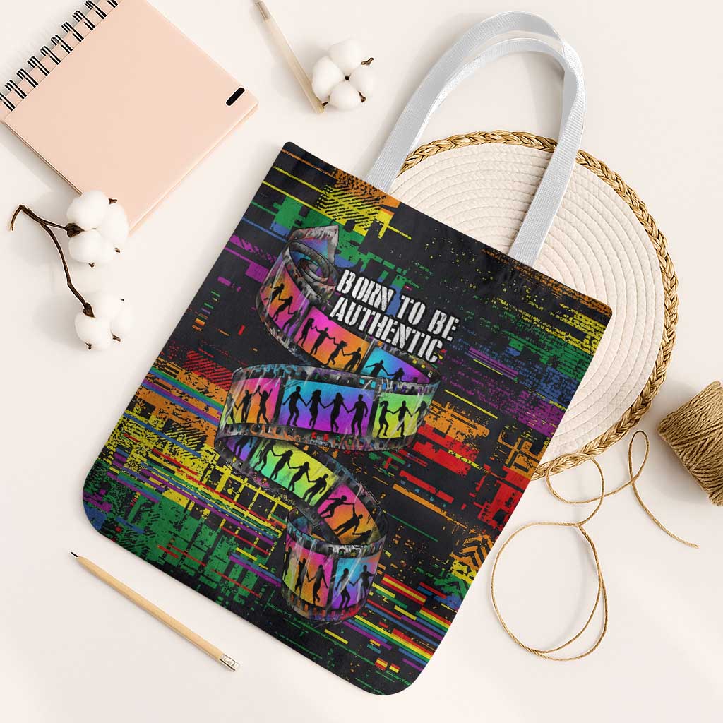 100% Human Tote Bag Born to Be Authentic