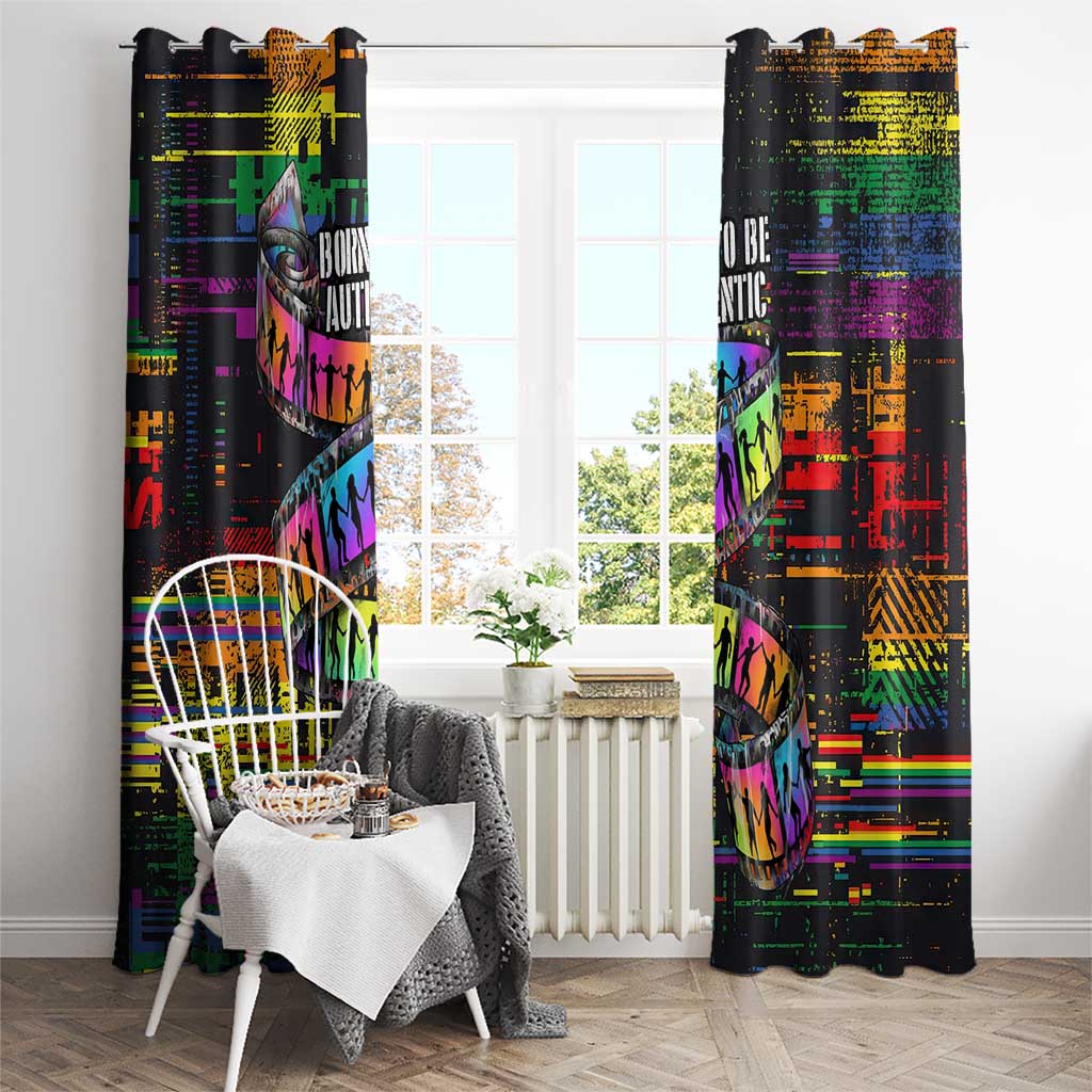 100% Human Window Curtain Born to Be Authentic