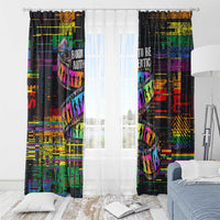 100% Human Window Curtain Born to Be Authentic