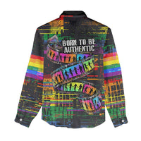 100% Human Women Casual Shirt Born to Be Authentic