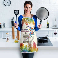 Love Blooms in Every Color Apron Nature Rainbow of Freedom