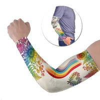 Love Blooms in Every Color Arm Sleeves Nature Rainbow of Freedom