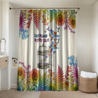 Love Blooms in Every Color Bathroom Set Nature Rainbow of Freedom