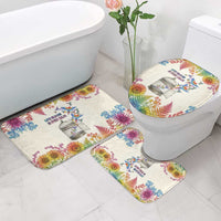 Love Blooms in Every Color Bathroom Set Nature Rainbow of Freedom
