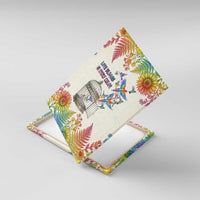 Love Blooms in Every Color Canvas Wall Art Nature Rainbow of Freedom