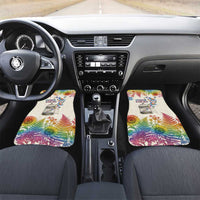 Love Blooms in Every Color Car Mats Nature Rainbow of Freedom