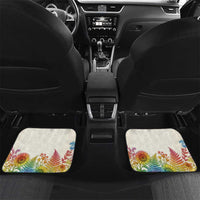 Love Blooms in Every Color Car Mats Nature Rainbow of Freedom