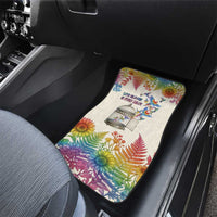 Love Blooms in Every Color Car Mats Nature Rainbow of Freedom
