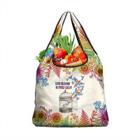 Love Blooms in Every Color Grocery Bag Nature Rainbow of Freedom