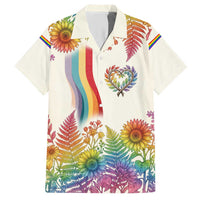 Love Blooms in Every Color Hawaiian Shirt Nature Rainbow of Freedom