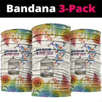 Love Blooms in Every Color Neck Gaiter Nature Rainbow of Freedom