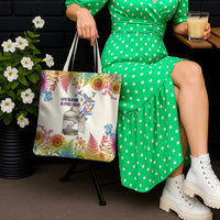 Love Blooms in Every Color Tote Bag Nature Rainbow of Freedom