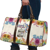 Love Blooms in Every Color Travel Bag Nature Rainbow of Freedom