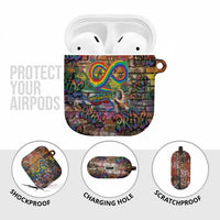 Pride Graffiti Wall AirPods Case Speak Your Truth, Embrace Your Color