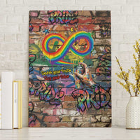 Pride Graffiti Wall Canvas Wall Art Speak Your Truth, Embrace Your Color