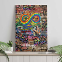 Pride Graffiti Wall Canvas Wall Art Speak Your Truth, Embrace Your Color