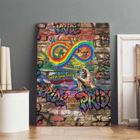 Pride Graffiti Wall Canvas Wall Art Speak Your Truth, Embrace Your Color