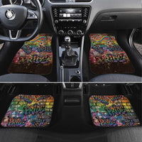 Pride Graffiti Wall Car Mats Speak Your Truth, Embrace Your Color